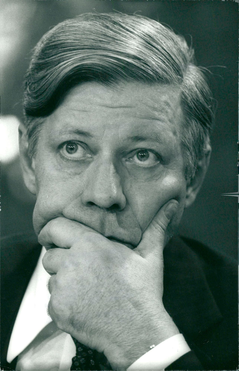 Helmut Schmidt - Vintage Photograph