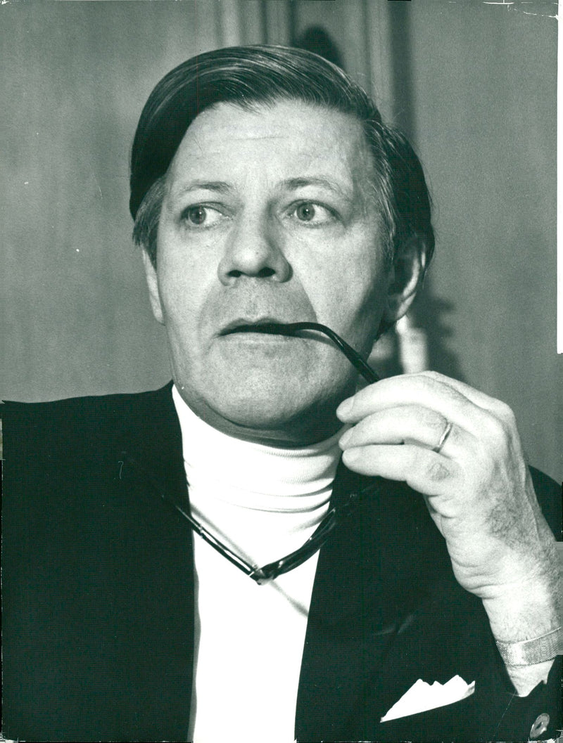 Helmut Schmidt - Vintage Photograph