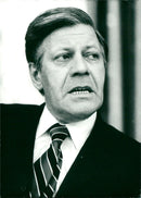 Helmut Schmidt - Vintage Photograph