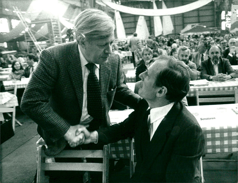 Helmut Schmidt - Vintage Photograph