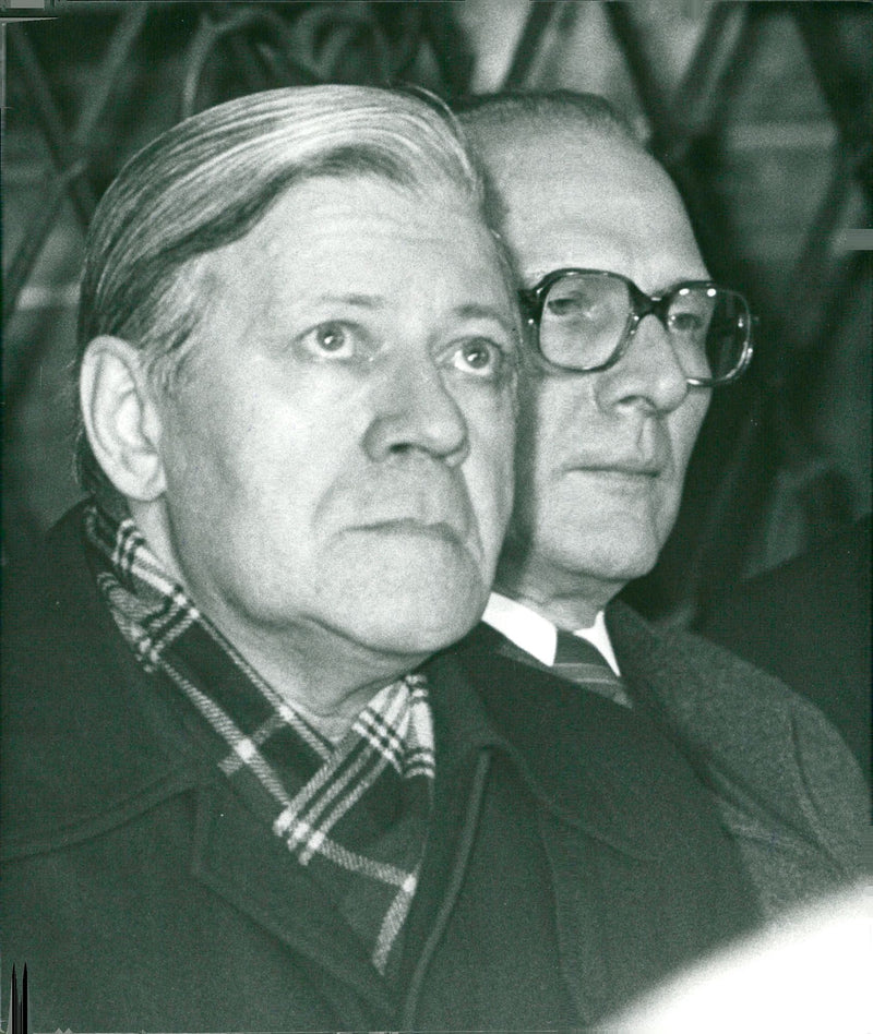 Helmut Schmidt - Vintage Photograph