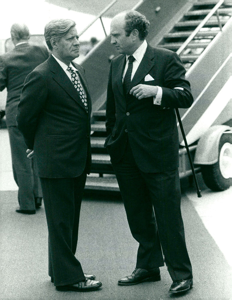 Helmut Schmidt - Vintage Photograph
