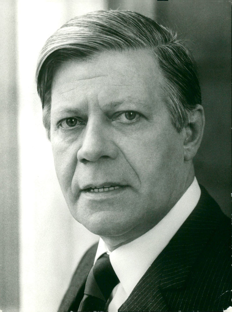 Helmut Schmidt - Vintage Photograph