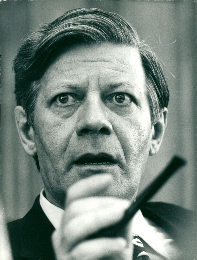 Helmut Schmidt - Vintage Photograph