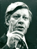 Helmut Schmidt - Vintage Photograph