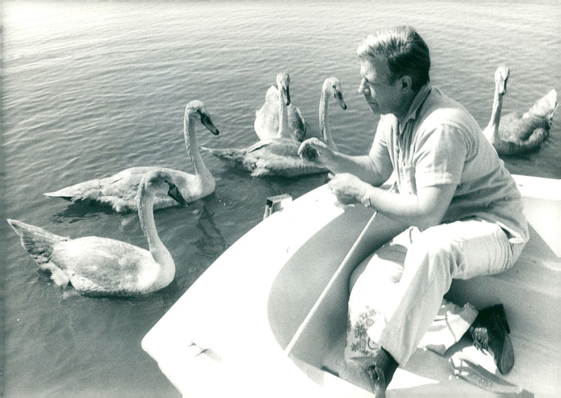 Helmut Schmidt - Vintage Photograph