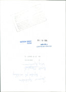 Britt Mogård Swedish Politician - Vintage Photograph