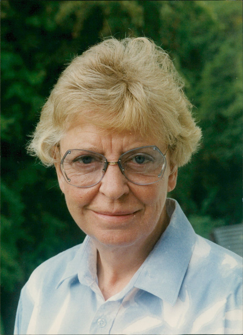 Britt Mogård Swedish Politician - Vintage Photograph