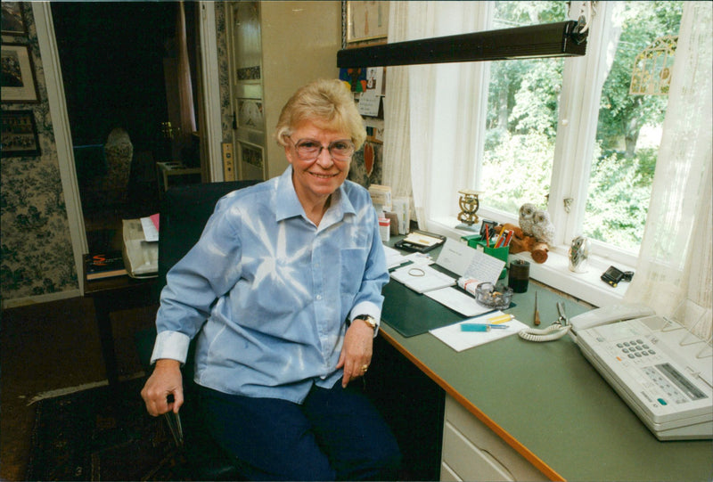 Britt Mogård Swedish Politician - Vintage Photograph