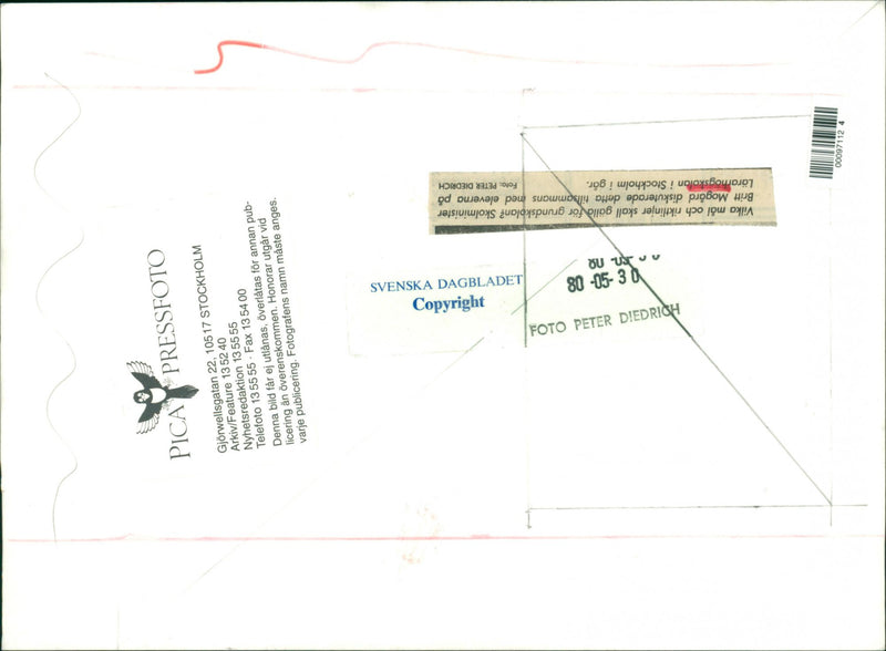 Britt Mogård Swedish Politician - Vintage Photograph