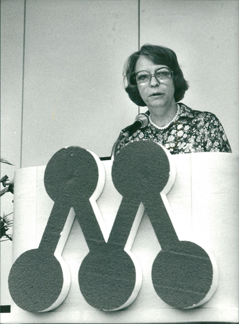 Britt Mogård Swedish Politician - Vintage Photograph