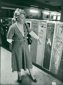 Britt Mogård Swedish Politician - Vintage Photograph