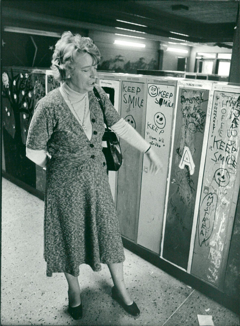 Britt Mogård Swedish Politician - Vintage Photograph