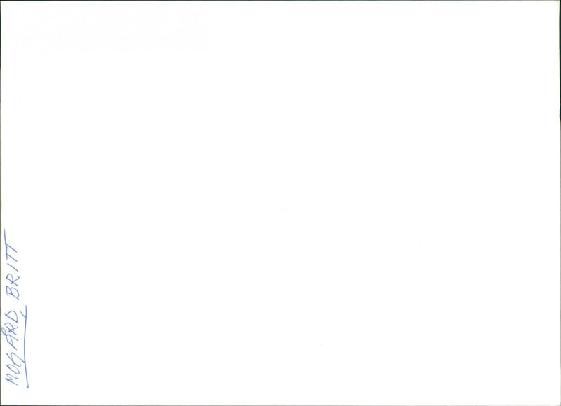 Britt Mogård Swedish Politician - Vintage Photograph