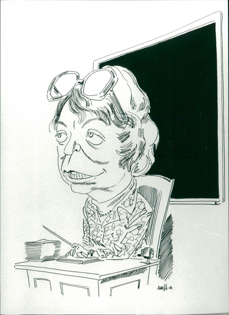 Britt Mogård Swedish Politician - Vintage Photograph