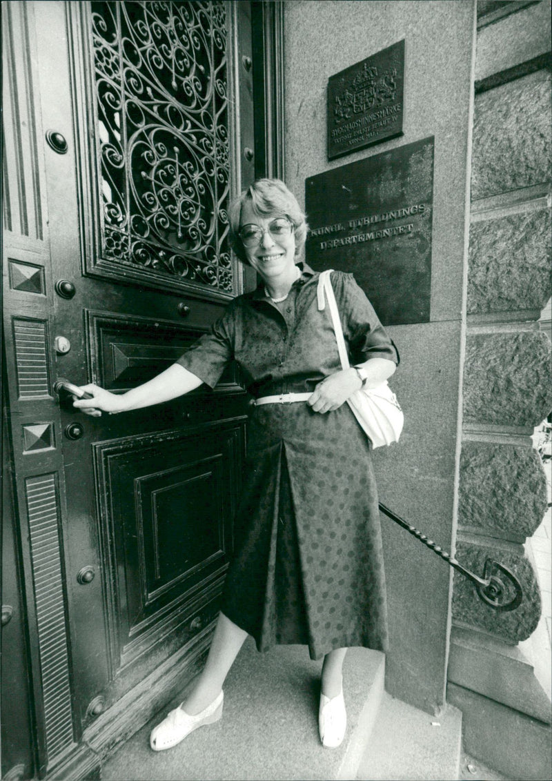 Britt Mogård Swedish Politician - Vintage Photograph