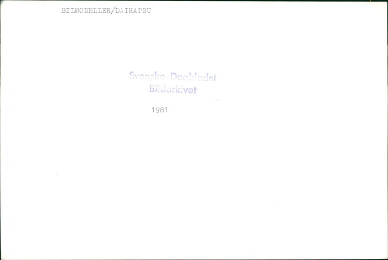 Daihatsu - Vintage Photograph