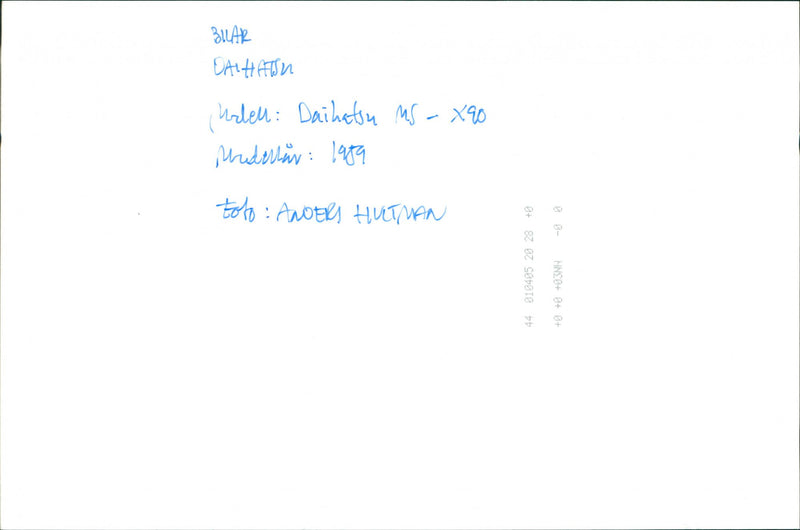 Daihatsu - Vintage Photograph