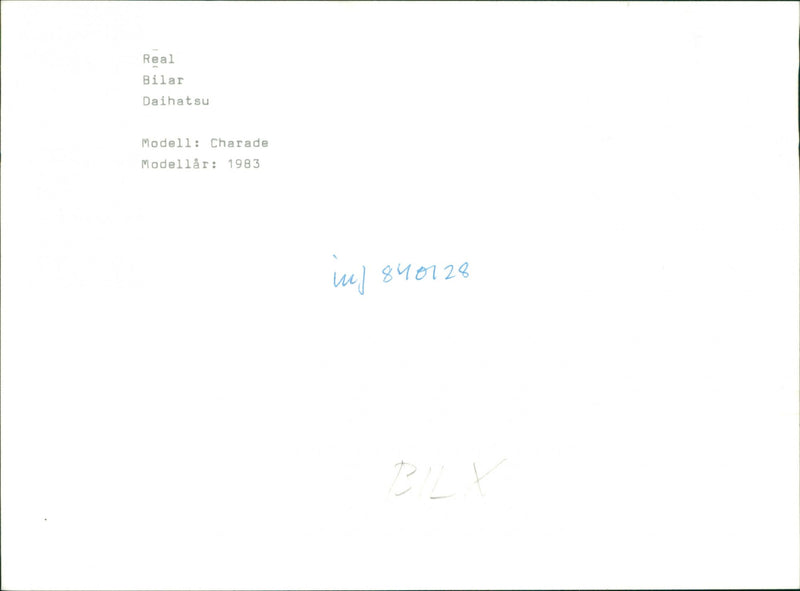 Daihatsu - Vintage Photograph