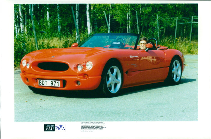 Cars Indigo - Vintage Photograph