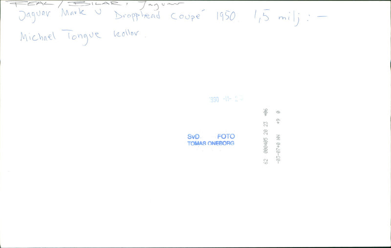 Jaguar Cars - Vintage Photograph