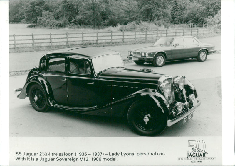 Jaguar Cars - Vintage Photograph