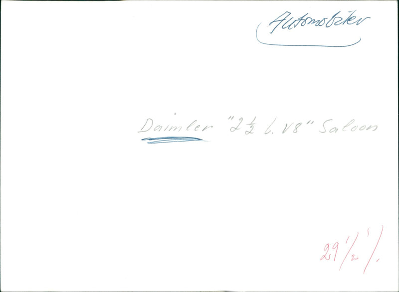 Jaguar Cars - Vintage Photograph