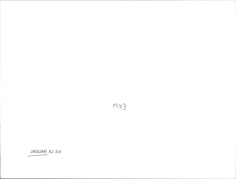 Jaguar Cars - Vintage Photograph