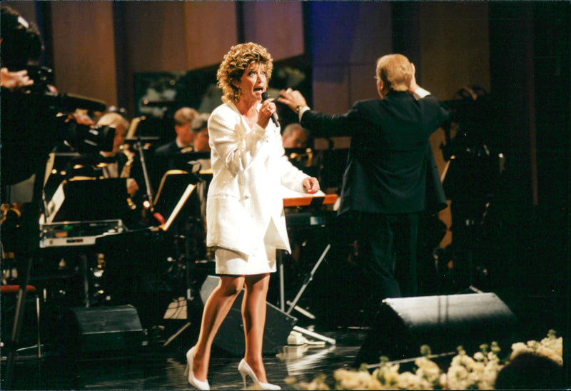 Barbro Svensson at Polar Music Prize - Vintage Photograph