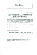 Daniel Arap Moi politician Kenya - Vintage Photograph