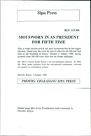 Daniel Arap Moi politician Kenya - Vintage Photograph