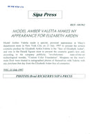 American model Amber Valetta is the "face of Elizabeth Arden" - Vintage Photograph