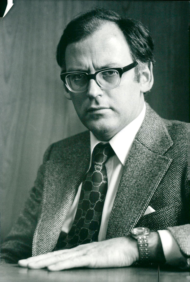 Hans-Otto Scholl, German politician - Vintage Photograph