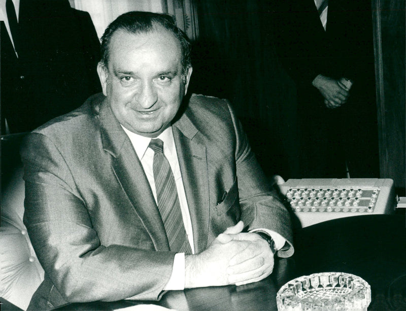 Austrian Politician Fred Sinowatz - Vintage Photograph