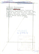 Austrian Politician Fred Sinowatz - Vintage Photograph