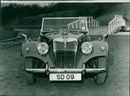MG car - Vintage Photograph