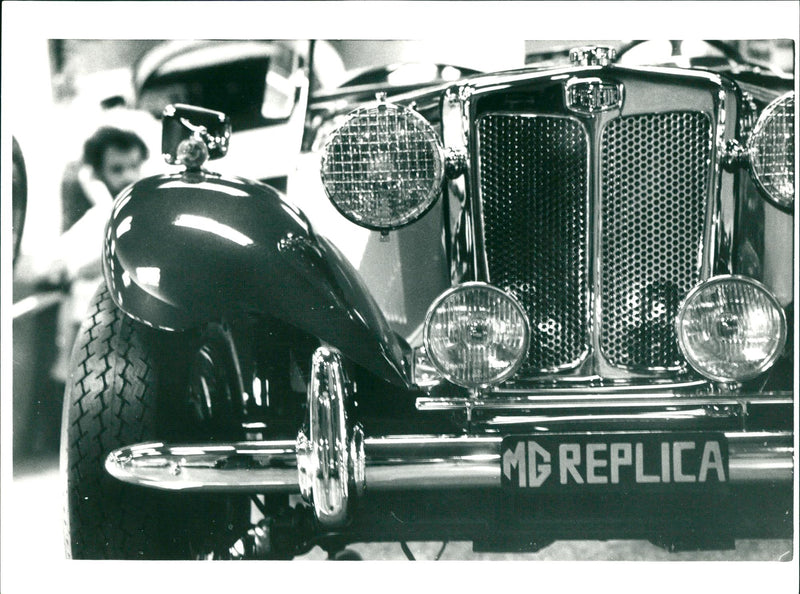 Copy of MG "Midget" TD manufactured by Bernard Pisteur - Vintage Photograph