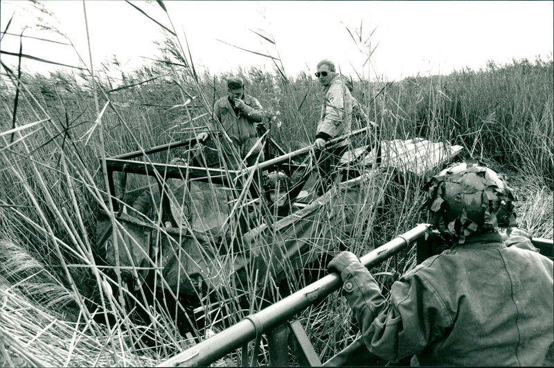 Tåkern lake - Vintage Photograph