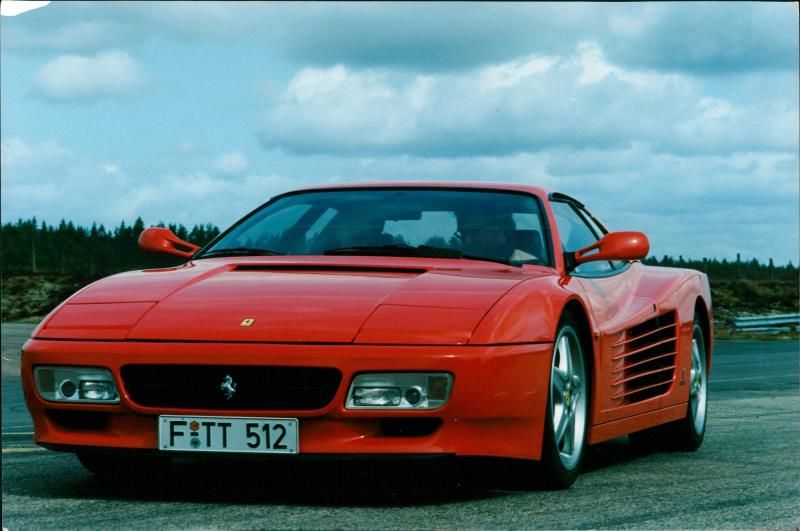 Ferrari 512 TR 1992 - Vintage Photograph