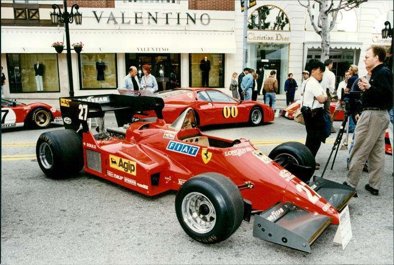 One of the 160 Ferraris featured on "Ferraris on Rodeo Drive" - Vintage Photograph