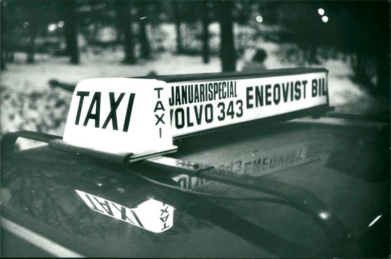 Taxi - Vintage Photograph