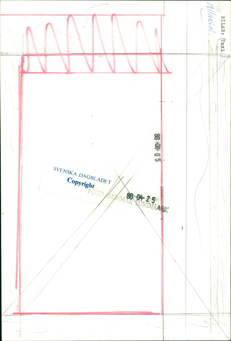 Taxi - Vintage Photograph