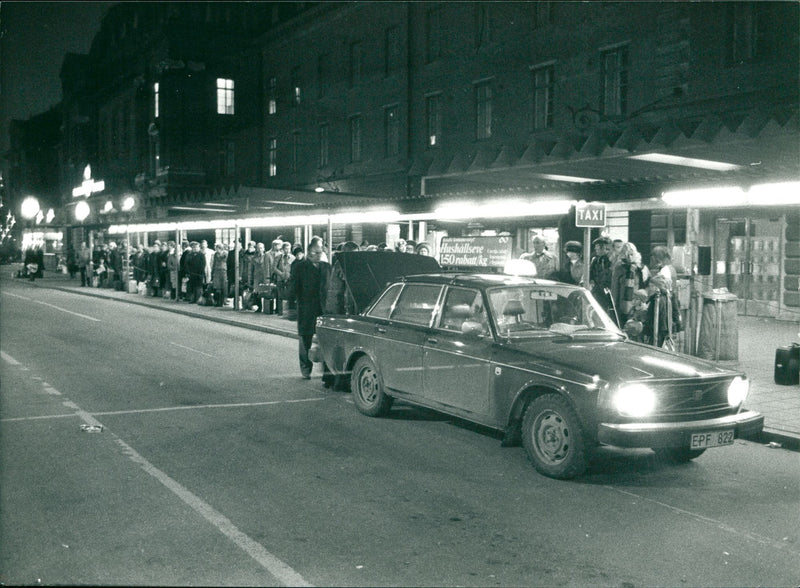 Taxi - Vintage Photograph