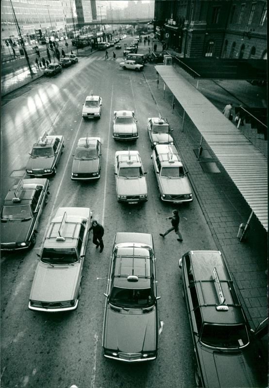Taxi - Vintage Photograph
