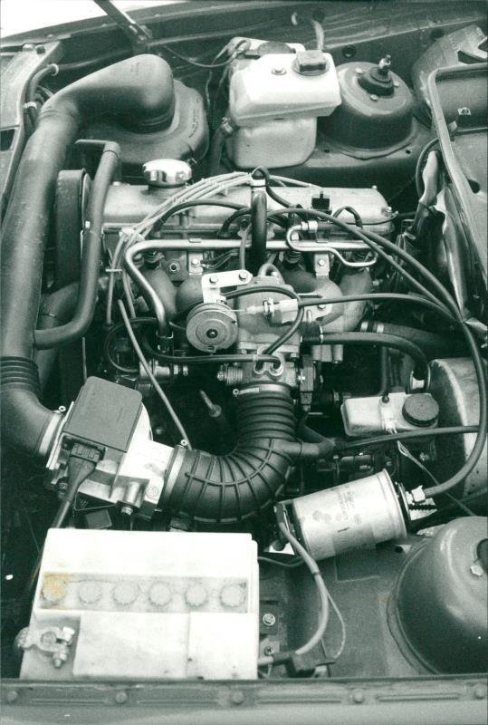 Volvo Engine - Vintage Photograph