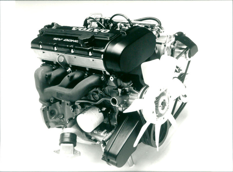 Volvo Engine - Vintage Photograph