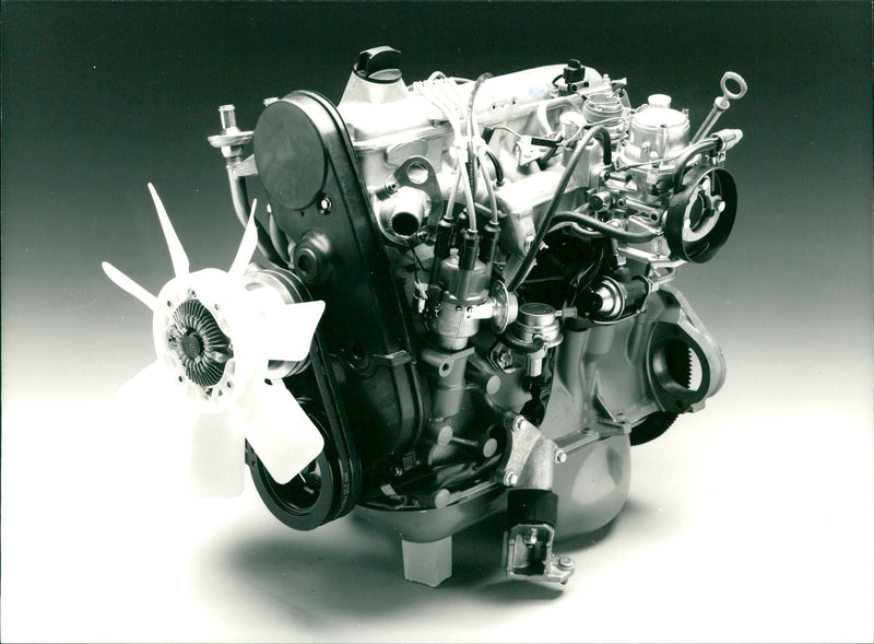 Volvo Engine - Vintage Photograph