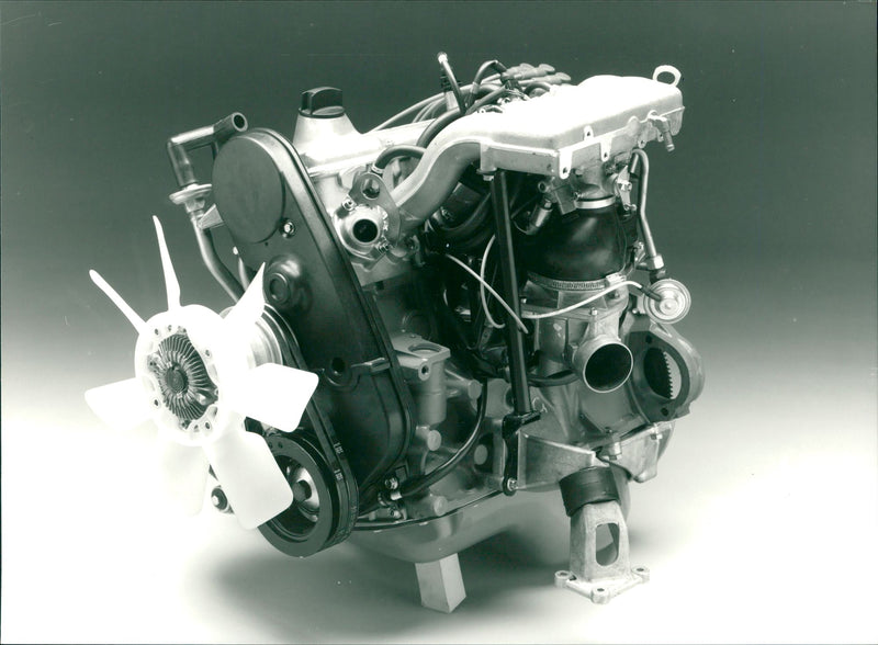 Volvo Engine - Vintage Photograph