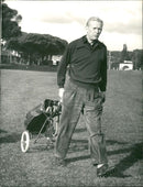 French diplomat and politician Couve de Murville - Vintage Photograph