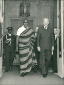 French diplomat and politician Couve de Murville - Vintage Photograph